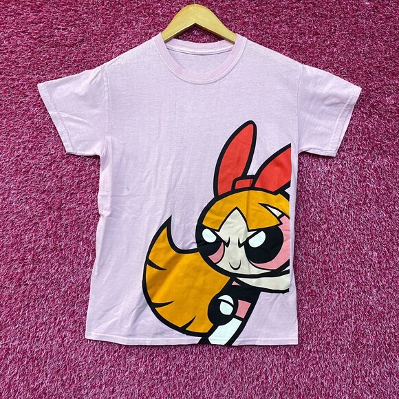 The Power Puff Girls Blossom Pink Cartoon T-Shirt Small - Picture 1 of 5